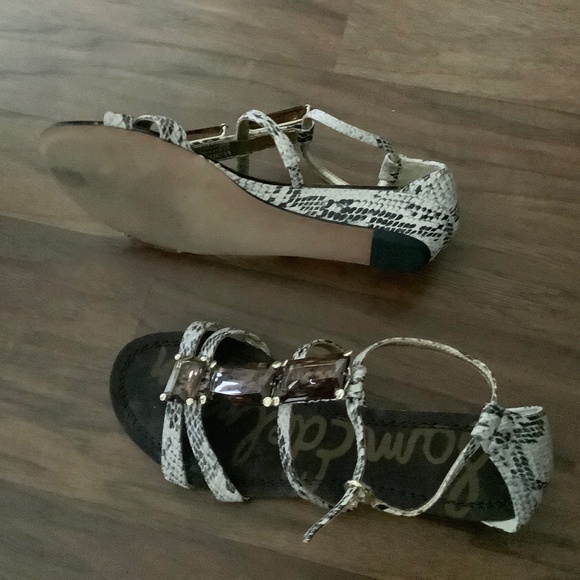 Sam Edelman pattern snake-skin sandals - Picture 5 of 6